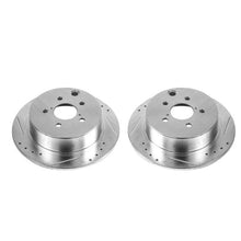 Load image into Gallery viewer, Power Stop 16-19 Subaru Crosstrek Rear Evolution Drilled & Slotted Rotors - Pair Brake Rotors - Slot & Drilled PowerStop