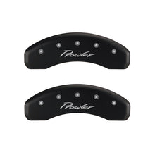 Load image into Gallery viewer, MGP 4 Caliper Covers Engraved Front & Rear Prowler Red finish silver ch Caliper Covers MGP