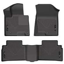 Load image into Gallery viewer, Husky Liners 2022 Hyundai Tucson Excl. Hybrid Weatherbeater Black Front & 2nd Seat Floor Liners Floor Mats - Rubber Husky Liners