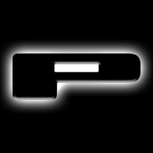 Load image into Gallery viewer, ORACLE Lighting Universal Illuminated LED Letter Badges - Matte Blk Surface Finish - P SEE WARRANTY Light Accessories and Wiring ORACLE Lighting