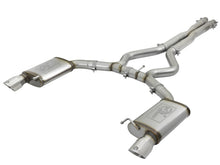 Load image into Gallery viewer, aFe MACHForce XP 3in 304 SS Cat-Back Exhausts w/ Polished Tips 15-17 Ford Mustang GT V8-5.0L/V6-3.7L Catback aFe