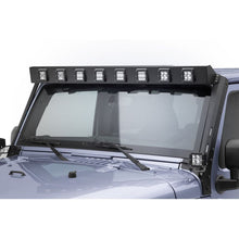 Load image into Gallery viewer, Go Rhino 07-18 Jeep Wrangler JK WLF Windshield Light Mount Frame - Eight Cube Lights Light Mounts Go Rhino