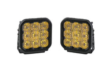 Load image into Gallery viewer, Diode Dynamics SS5 LED Pod Sport - Yellow Flood (Pair) Light Accessories and Wiring Diode Dynamics