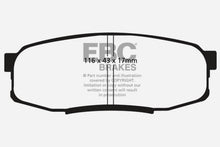 Load image into Gallery viewer, EBC 08+ Lexus LX570 5.7 Extra Duty Rear Brake Pads Brake Pads - Performance EBC