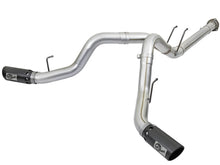 Load image into Gallery viewer, aFe ATLAS 4in DPF-Back Alum Steel Exhaust System w/Black Tip 2017 Ford Diesel Trucks V8-6.7L (td) DPF Back aFe