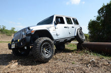 Load image into Gallery viewer, N-Fab Trail Slider Steps 18-20 Jeep Wrangler JL 4 Door SUV - SRW - Textured Black Body Armor & Rock Rails N-Fab