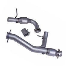 Load image into Gallery viewer, BBK BBK19471 BBK 11-14 Ford F-150 Coyote 5.0 3in Short Exhaust Mid Y-Pipe w/ Catalytic Converters (For 1947)