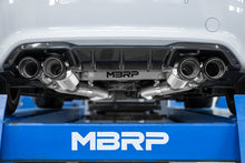 Load image into Gallery viewer, MBRP 18-22 BMW M2 Competition 3.0L T304 SS 3in Resonator-Back Exhaust Quad Rear w/ Carbon Fiber Tips Axle Back MBRP