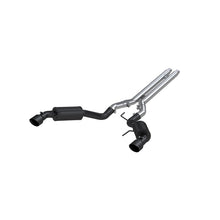 Load image into Gallery viewer, MBRP 15 Ford Mustang GT 5.0 3in Cat Back Dual Split Rear Street Version 4.5in Tips - Black Coated Catback MBRP