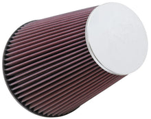 Load image into Gallery viewer, K&N Universal Chrome Filter 6 inch FLG / 7.5 inch Base / 4.5 inch Top / 9 inch Height Air Filters - Universal Fit K&N Engineering