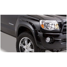 Load image into Gallery viewer, Bushwacker 05-11 Toyota Tacoma Fleetside Pocket Style Flares 4pc 73.5in Bed - Black Fender Flares Bushwacker
