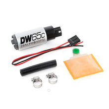 Load image into Gallery viewer, DeatschWerks 265 LPH DW65C Series Compact Fuel Pump w/o Mounting Clips (w/ Universal Install Kit) Fuel Pumps DeatschWerks