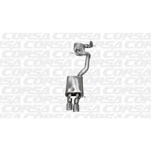 Load image into Gallery viewer, Corsa 06-10 Volkswagen GLI Mk5 Black Touring 3.0in Cat-Back Single Rear Exitn Black Pro-Seri Catback CORSA Performance