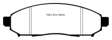 Load image into Gallery viewer, EBC 05+ Nissan Frontier 2.5 2WD Greenstuff Front Brake Pads Brake Pads - Performance EBC