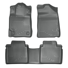 Load image into Gallery viewer, Husky Liners 07-11 Toyota Camry (All) WeatherBeater Combo Gray Floor Liners (One Piece for 2nd Row) Floor Mats - Rubber Husky Liners