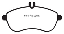 Load image into Gallery viewer, EBC 12-14 Mercedes-Benz C250 (W204) 1.8 Turbo Redstuff Front Brake Pads Brake Pads - Performance EBC