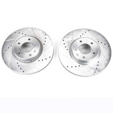 Load image into Gallery viewer, Power Stop 07-13 Mazda 3 Front Evolution Drilled & Slotted Rotors - Pair Brake Rotors - Slot & Drilled PowerStop