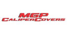 Load image into Gallery viewer, MGP 4 Caliper Covers Engraved Front & Rear MGP Red Finish Silver Char 2019 GMC Sierra 1500 Caliper Covers MGP
