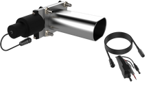 Load image into Gallery viewer, QTP Bolt-On QTEC Low Profile Oval Electric Cutout Valve Exhaust Cutouts QTP