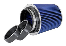 Load image into Gallery viewer, Spectre Adjustable Conical Air Filter 5-1/2in. Tall (Fits 3in. / 3-1/2in. / 4in. Tubes) - Blue Air Filters - Universal Fit Spectre