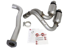 Load image into Gallery viewer, aFe Power Direct Fit Catalytic Converter Replacements Front 00-03 Jeep Wrangler (TJ) I6-4.0L Catalytic Converter Direct Fit aFe