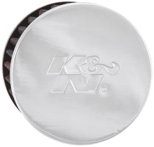 Load image into Gallery viewer, K&N 1.75in Flange ID x 3in OD x 2.5in H Chrome Finish Rubber Base Crankcase Vent Filter Air Filters - Universal Fit K&N Engineering