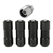 Load image into Gallery viewer, McGard Wheel Lock Nut Set - 4pk. (Cone Seat) M14X2.0 / 13/16 Hex / 2.25in. Length - Black Lug Nuts McGard