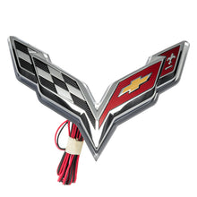 Load image into Gallery viewer, Oracle Corvette C7 Rear Illuminated Emblem - Dual Intensity - Amber SEE WARRANTY Light Accessories and Wiring ORACLE Lighting