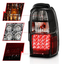 Load image into Gallery viewer, ANZO 2001-2002 Toyota 4 Runner LED Taillights Black Tail Lights ANZO
