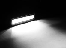 Load image into Gallery viewer, Go Rhino Xplor Blackout Combo Series Sixline LED Flood Lights w/Amber (Surface Mount) - Blk (Pair) Light Bars & Cubes Go Rhino