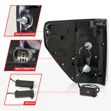 Load image into Gallery viewer, ANZO 21-23 Ford F-150 LED Taillights Seq. Signal w/BLIS Cover - Black (For Factory Halogen ONLY) Tail Lights ANZO