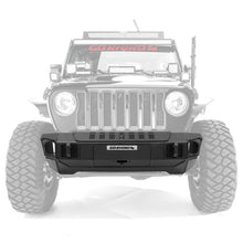 Load image into Gallery viewer, Go Rhino 07-20 Jeep Wrangler JL/JLU/JK/JKU/Gladiator JT Trailline Front Stubby Bumper Bumpers - Steel Go Rhino