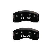 Load image into Gallery viewer, MGP 4 Caliper Covers Engraved Front Acura Engraved Rear ILX Black finish silver ch Caliper Covers MGP