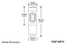 Load image into Gallery viewer, Diode Dynamics 1157 LED Bulb HP11 LED - Amber (Single) Bulbs Diode Dynamics