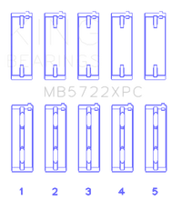 Load image into Gallery viewer, King Mitsubishi 4B11T EVO X 2007+ (Size .026) Coated Performance Main Bearing Set Bearings King Engine Bearings