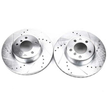 Load image into Gallery viewer, Power Stop 04-06 BMW 525i Front Evolution Drilled & Slotted Rotors - Pair Brake Rotors - Slot & Drilled PowerStop