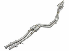 Load image into Gallery viewer, aFe Twisted Steel Long Tube Headers w/ Mid Pipes (Catted) 96-99 BMW M3 L6-3.2L S52 Headers & Manifolds aFe