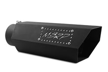 Load image into Gallery viewer, MBRP Universal Hex Tip 4in Inlet 16in Length w/ Logo - Black Coated Tips MBRP