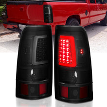 Load image into Gallery viewer, ANZO 2003-2006 Chevy Silverado 1500 LED Taillights Plank Style Black w/Smoke Lens Tail Lights ANZO