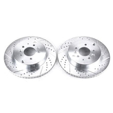 Load image into Gallery viewer, Power Stop 07-15 Mazda CX-9 Rear Evolution Drilled & Slotted Rotors - Pair Brake Rotors - Slot & Drilled PowerStop