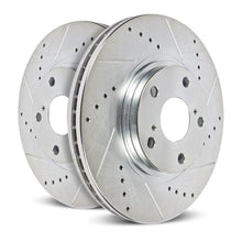 Load image into Gallery viewer, Power Stop 08-13 Nissan Rogue Front Evolution Drilled & Slotted Rotors - Pair Brake Rotors - Slot & Drilled PowerStop