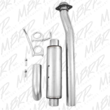 Load image into Gallery viewer, MBRP 11-12 Ford F-150 SVT Raptor 6.2L EC-SB/CC-SB 3.5in Cat Back Single Turn Down Alum Exhaust Catback MBRP