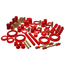 Load image into Gallery viewer, Energy Suspension 85-93 Ford Mustang Red Hyper-flex Master Bushing Set Bushing Kits Energy Suspension