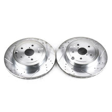 Load image into Gallery viewer, Power Stop 08-14 Subaru Impreza Rear Evolution Drilled & Slotted Rotors - Pair Brake Rotors - Slot & Drilled PowerStop