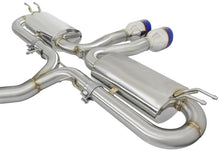 Load image into Gallery viewer, aFe Takeda 3in 304 SS Cat-Back Exhaust System w/ Blue Tips 2017+ Honda Civic Si 4Dr I4 1.5L (t) Catback aFe