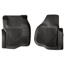 Load image into Gallery viewer, Husky Liners 11-12 Ford F250/F350/F450 Series Reg/Super/Crew Cab X-Act Contour Black Floor Liners Floor Mats - Rubber Husky Liners