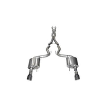 Load image into Gallery viewer, Corsa 15-17 Ford Mustang GT Coupe 5.0L 3in Xtreme Cat-Back Exhaust Dual Rear Exit w/ Gun Metal Tips Catback CORSA Performance