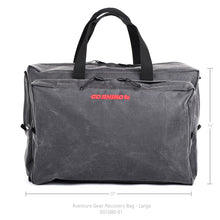 Load image into Gallery viewer, Go Rhino XVenture Gear Bag - Large (13x14x22in. Closed) 12oz Waxed Canvas - Black Cargo Boxes & Bags Go Rhino