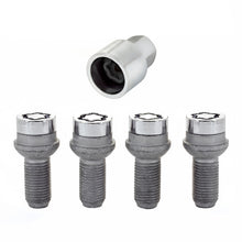 Load image into Gallery viewer, McGard Wheel Lock Bolt Set - 4pk. (Radius Seat) M14X1.5 / 17mm Hex / 26.7mm Shank Length - Chrome Wheel Bolts McGard