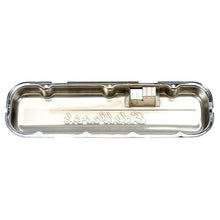 Load image into Gallery viewer, Edelbrock Valve Cover Signature Series Chevrolet 1965 and Later 396-502 V8 Low Chrome Valve Covers Edelbrock